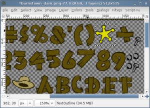 Changing the color of an individual glyph