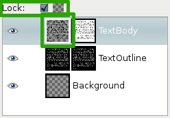 The extra black is deleted, preserve transparent is set