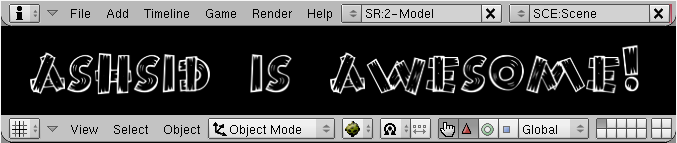 The reloaded image in Blender
