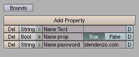 Properties of the user input object (img)