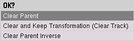 Image of Clear Parent Selection